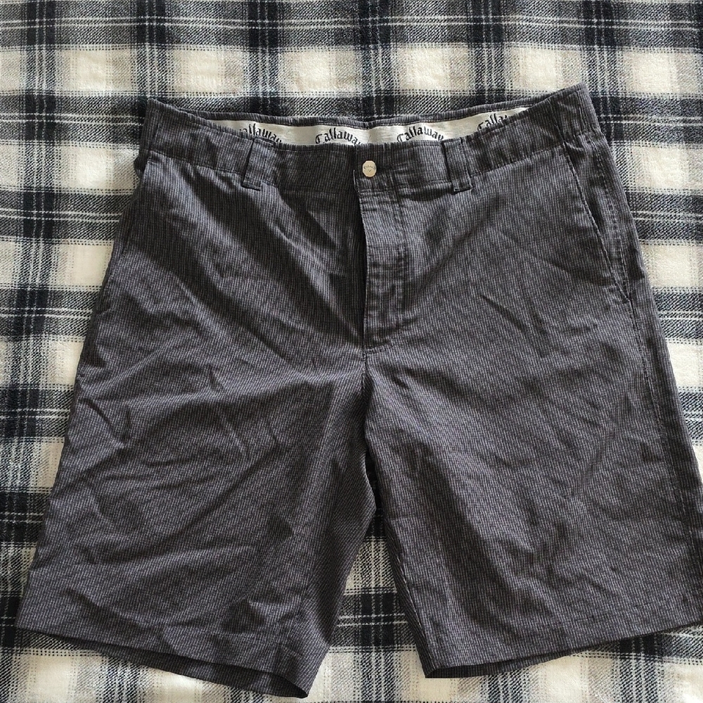 Callaway Men's Charcoal Patterned Shorts